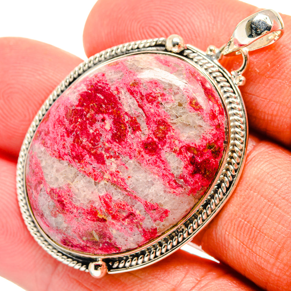 Thulite Pendants handcrafted by Anasilvercos - PD24815