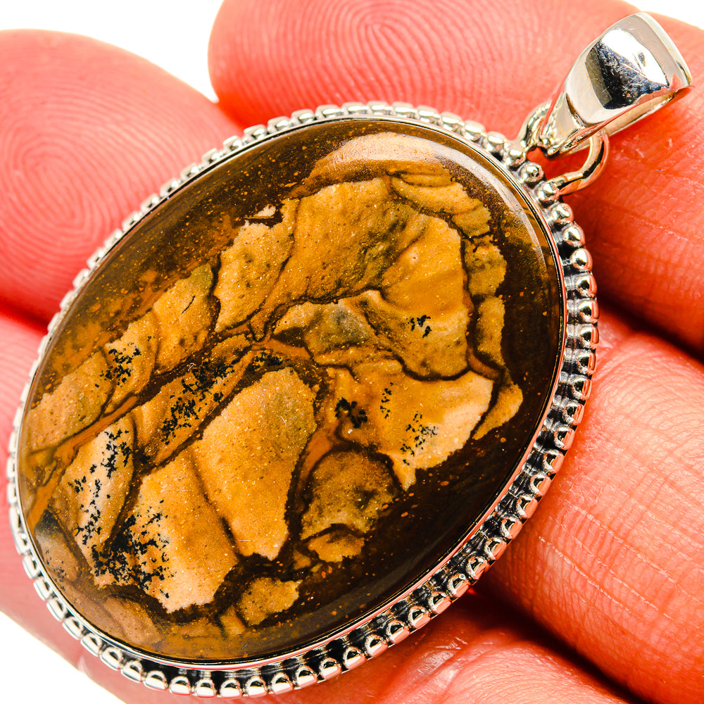 Picture Jasper Pendants handcrafted by Anasilvercos - PD24818