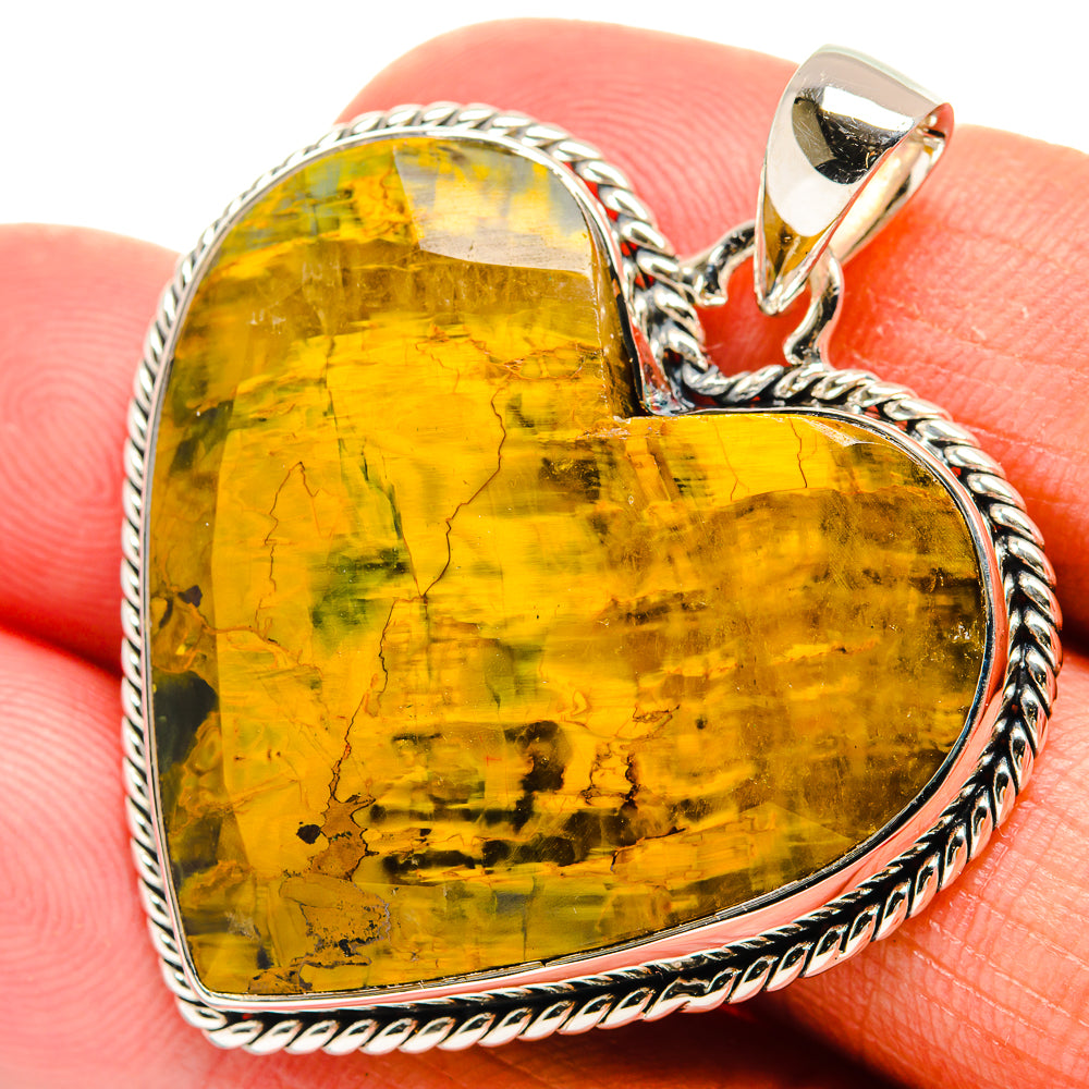Golden Pietersite Pendants handcrafted by Anasilvercos - PD24820
