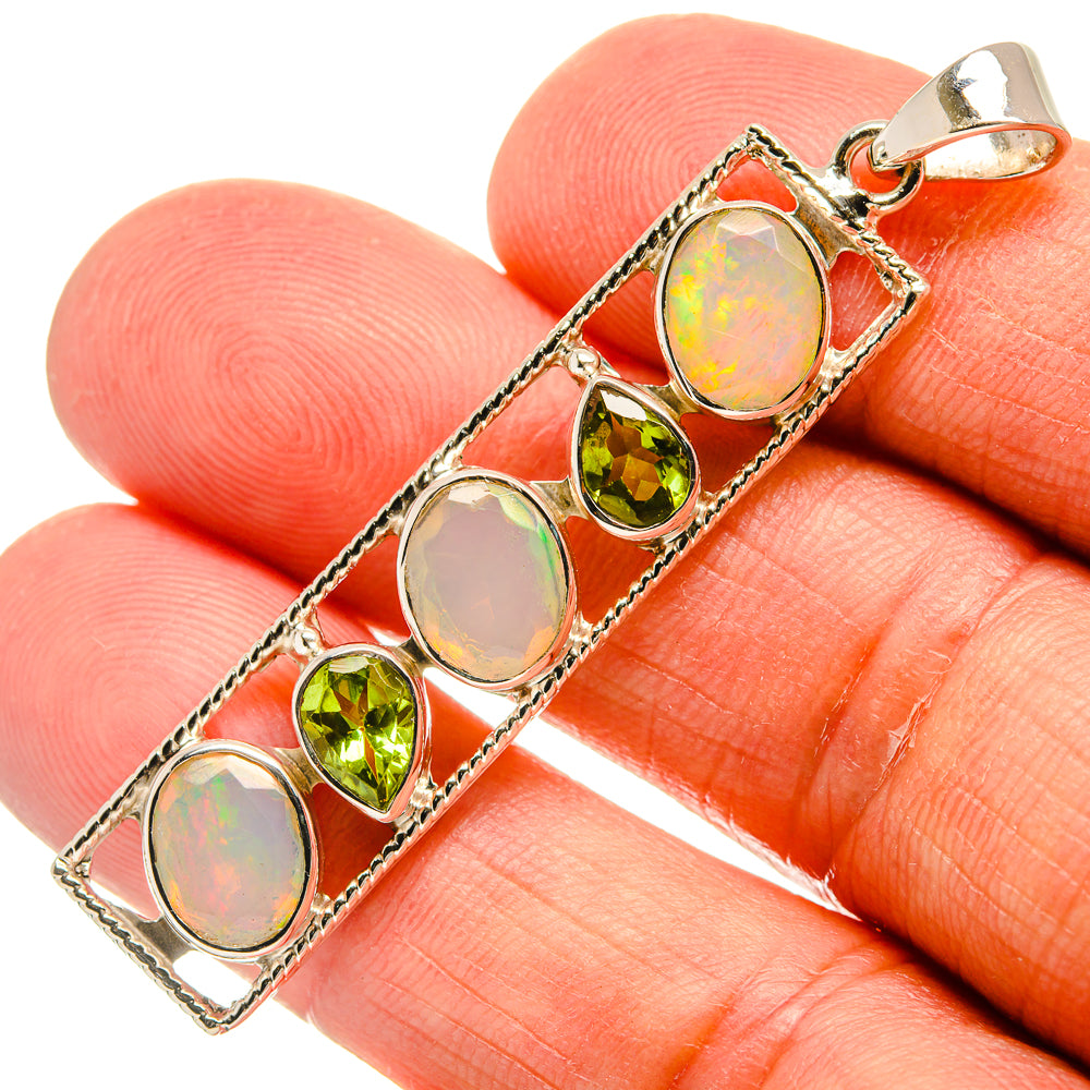 Ethiopian Opal Pendants handcrafted by Anasilvercos - PD24874