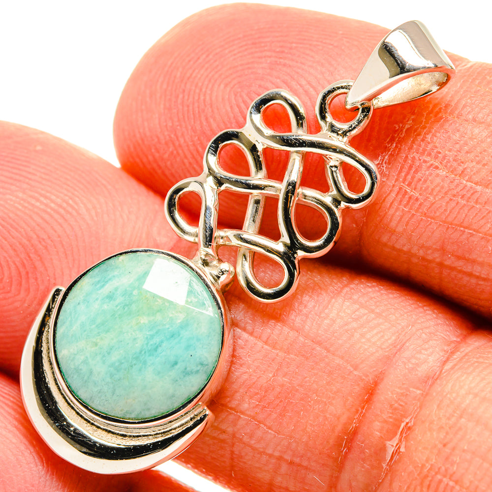 Amazonite Pendants handcrafted by Anasilvercos - PD24899