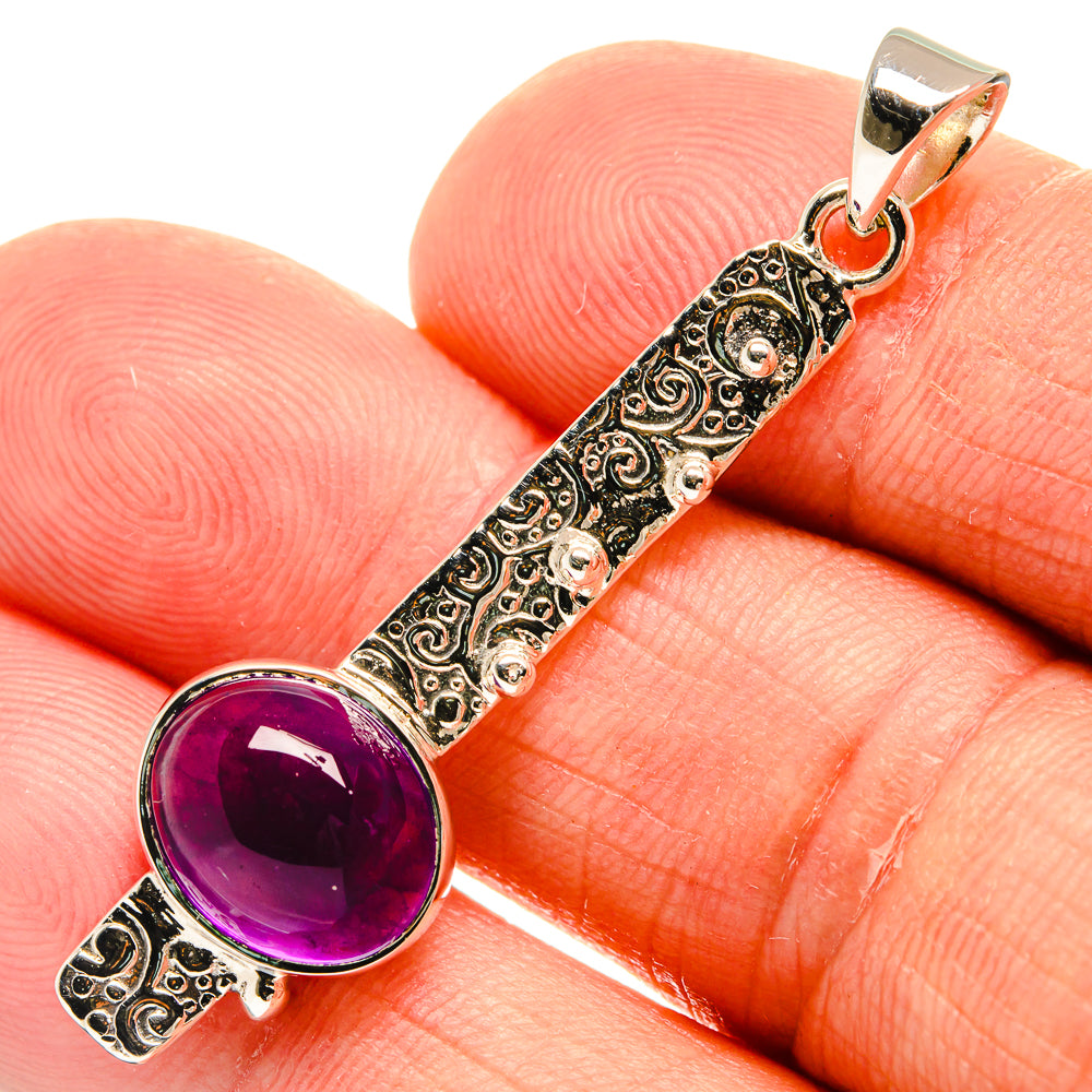 Amethyst Pendants handcrafted by Anasilvercos - PD24901