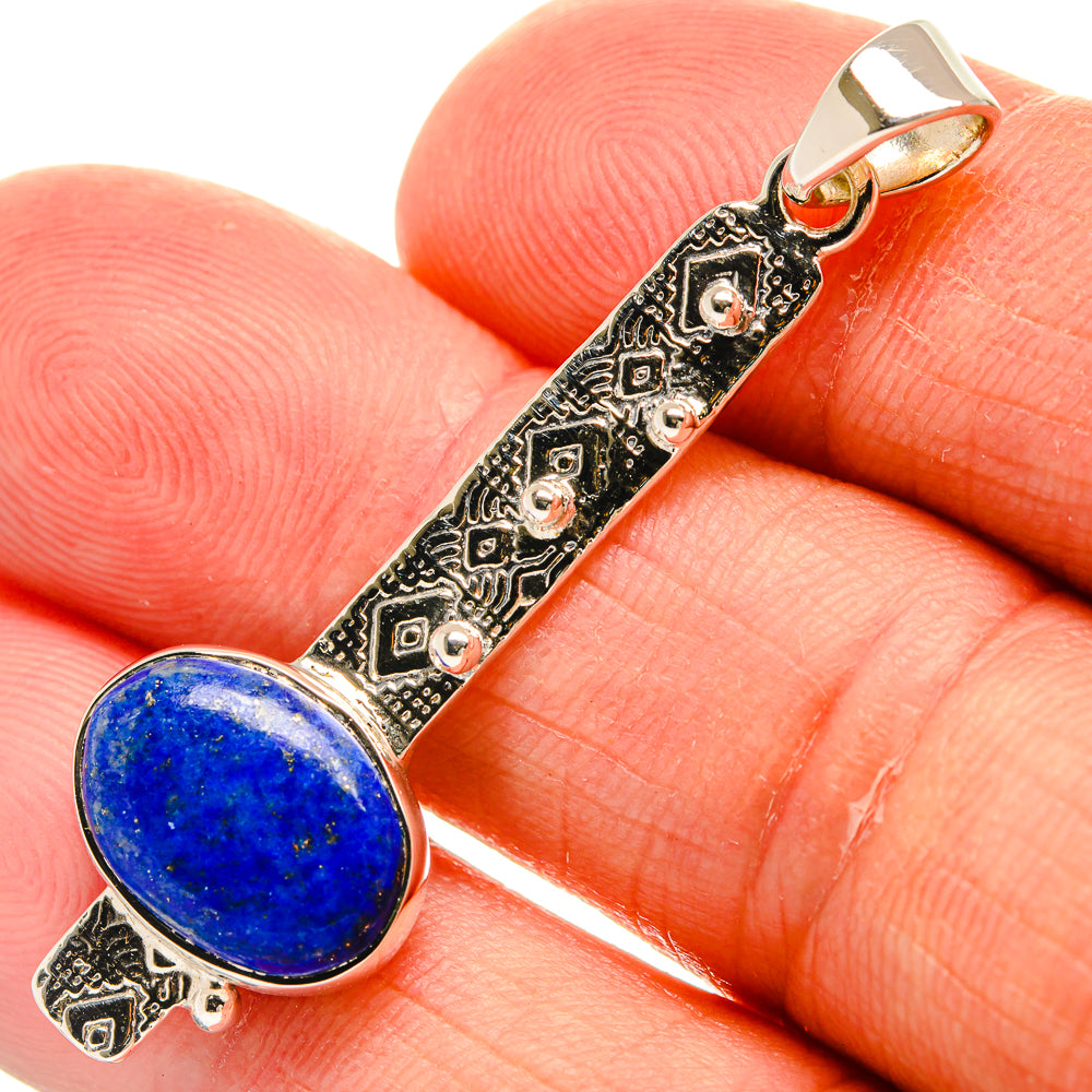Lapis Lazuli Pendants handcrafted by Anasilvercos - PD24905