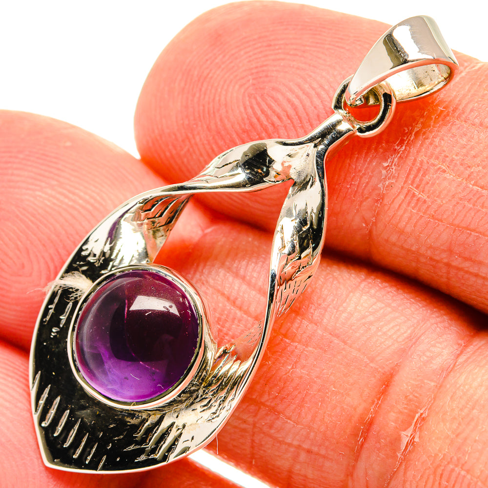 Amethyst Pendants handcrafted by Anasilvercos - PD24913