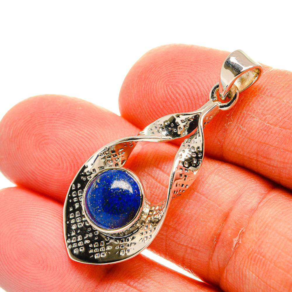 Lapis Lazuli Pendants handcrafted by Anasilvercos - PD24915