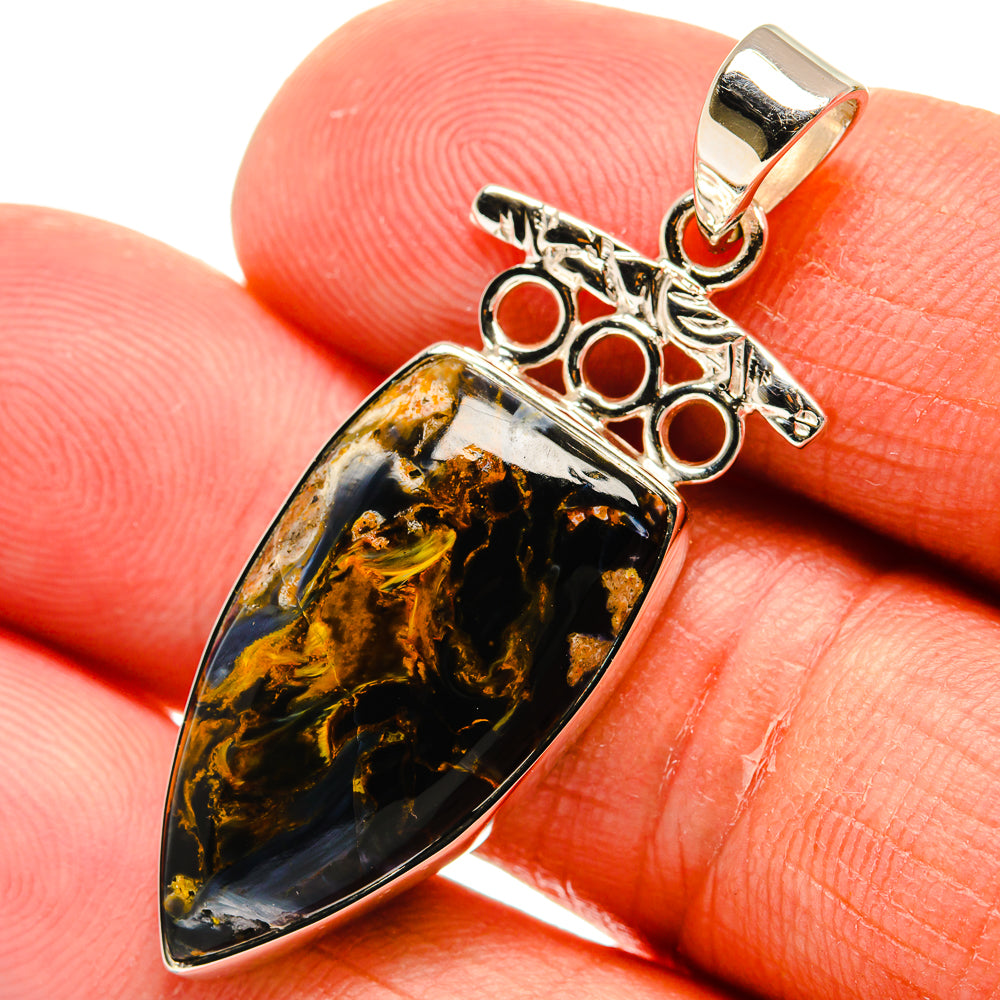 Pietersite Pendants handcrafted by Anasilvercos - PD24919