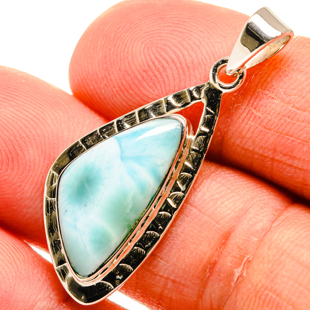 Larimar Pendants handcrafted by Anasilvercos - PD24926