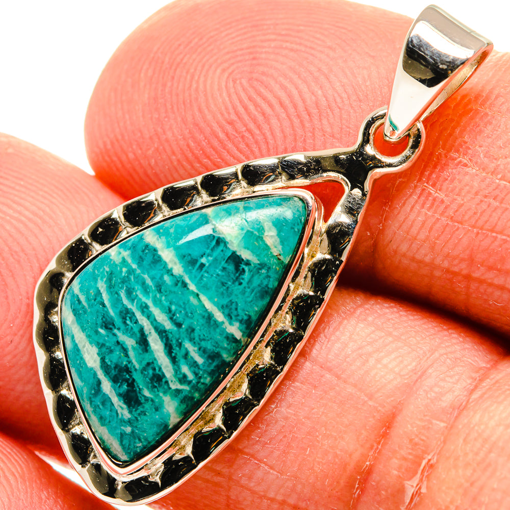 Amazonite Pendants handcrafted by Anasilvercos - PD24927