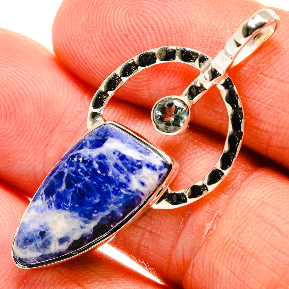 Sodalite Pendants handcrafted by Anasilvercos - PD24937