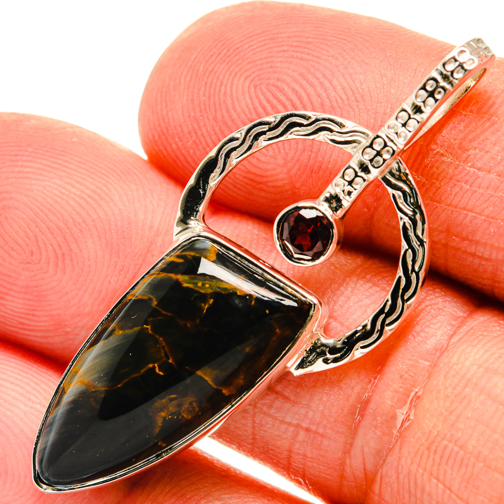 Pietersite Pendants handcrafted by Anasilvercos - PD24938