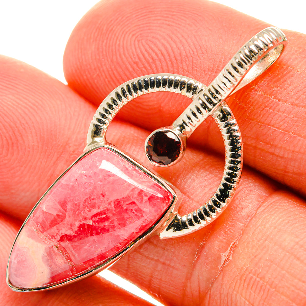 Rhodochrosite Pendants handcrafted by Anasilvercos - PD24940