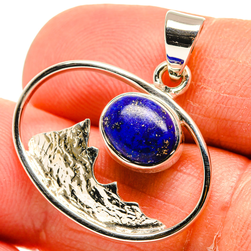 Lapis Lazuli Pendants handcrafted by Anasilvercos - PD24942