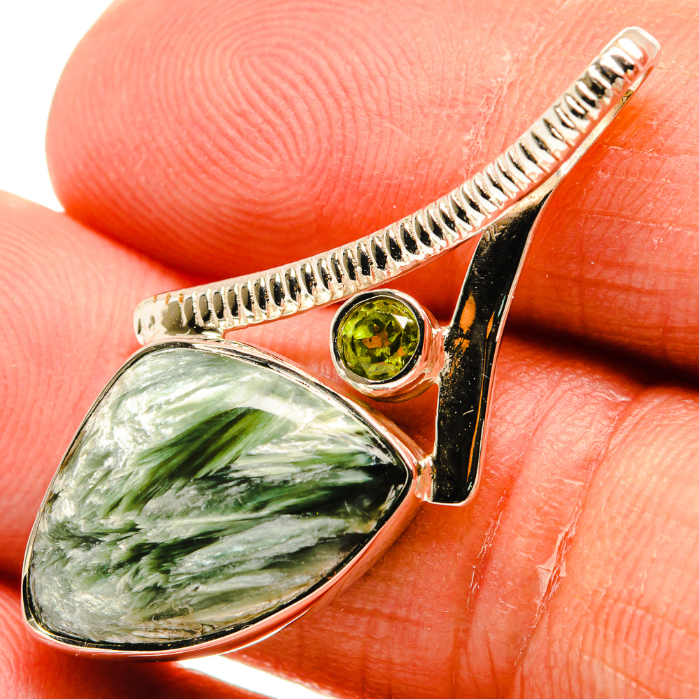 Seraphinite Pendants handcrafted by Anasilvercos - PD24948