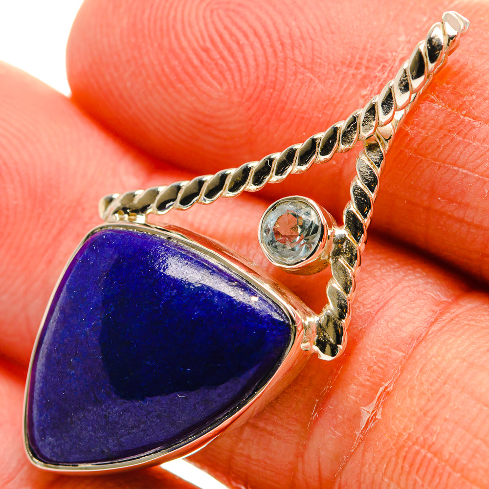 Lapis Lazuli Pendants handcrafted by Anasilvercos - PD24950