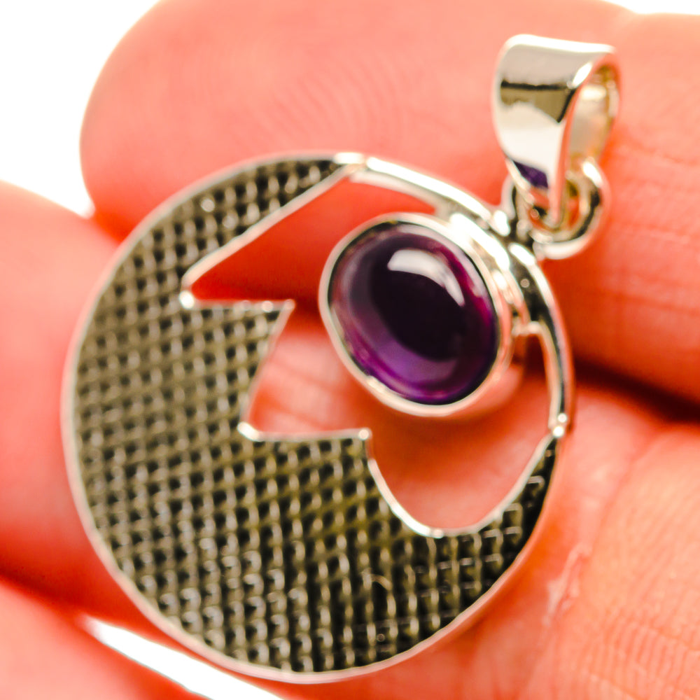 Amethyst Pendants handcrafted by Anasilvercos - PD24951