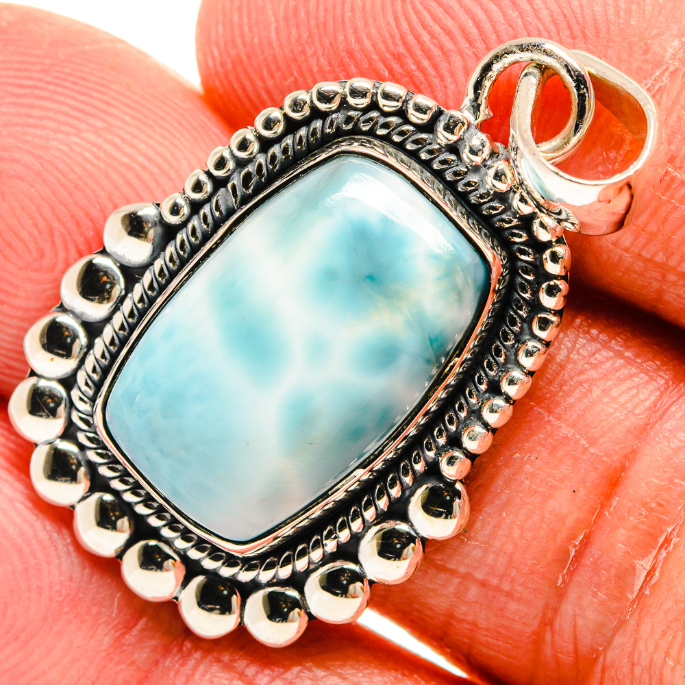 Larimar Pendants handcrafted by Anasilvercos - PD24963