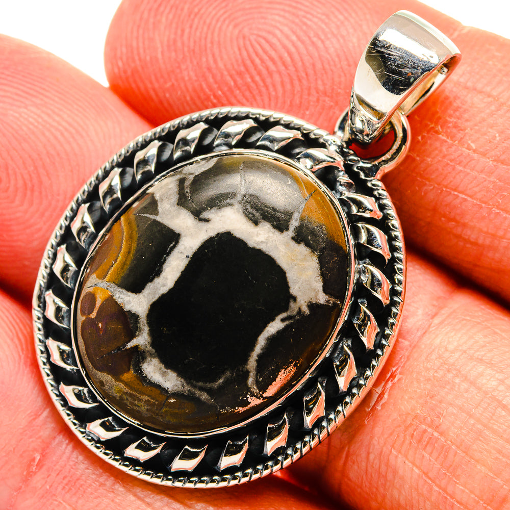 Septarian Geode Pendants handcrafted by Anasilvercos - PD24973