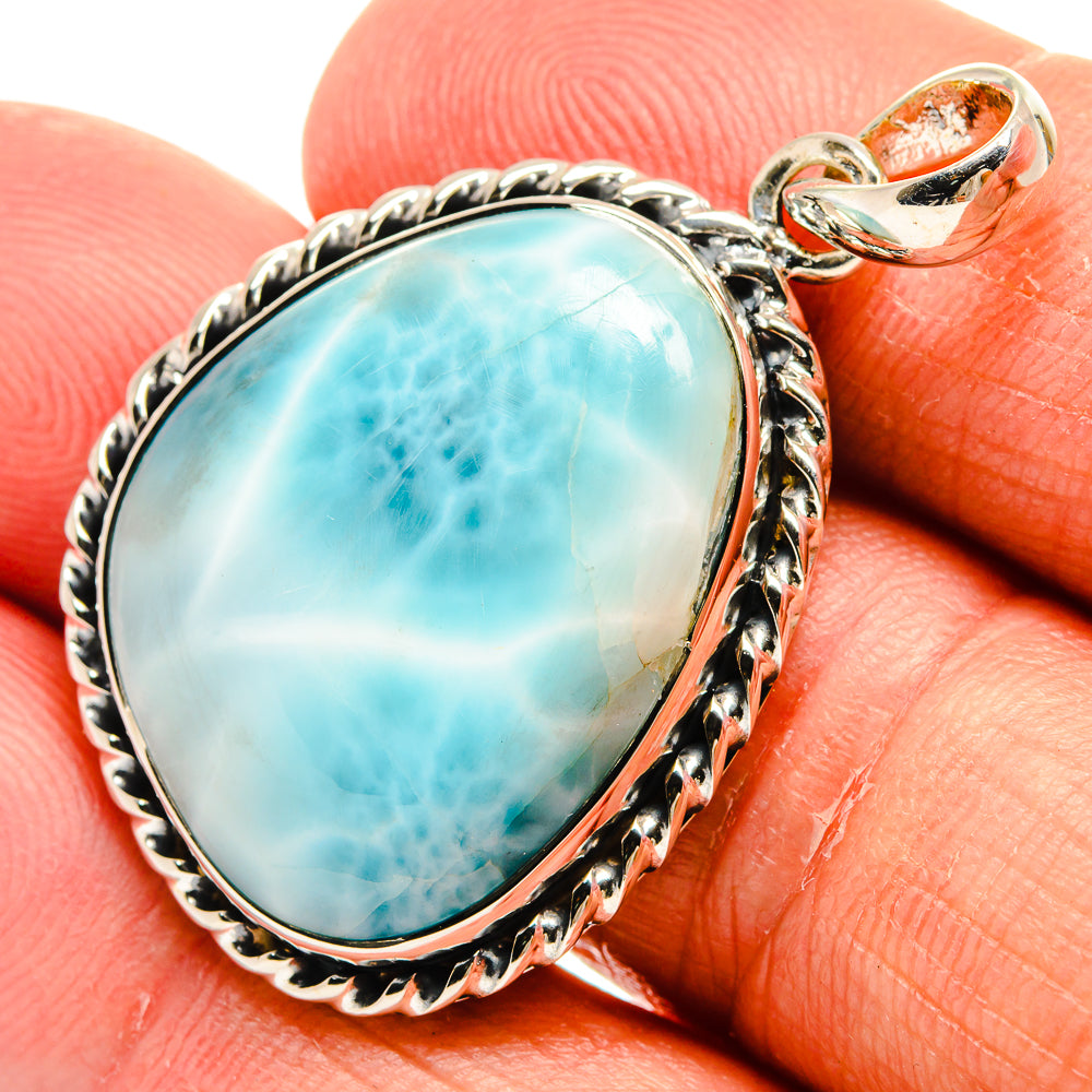 Larimar Pendants handcrafted by Anasilvercos - PD24975