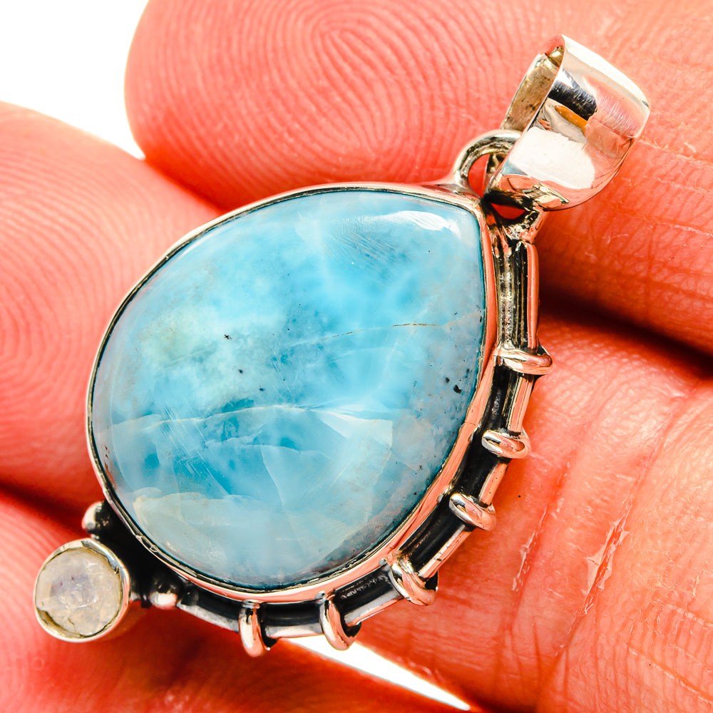 Larimar Pendants handcrafted by Anasilvercos - PD24976