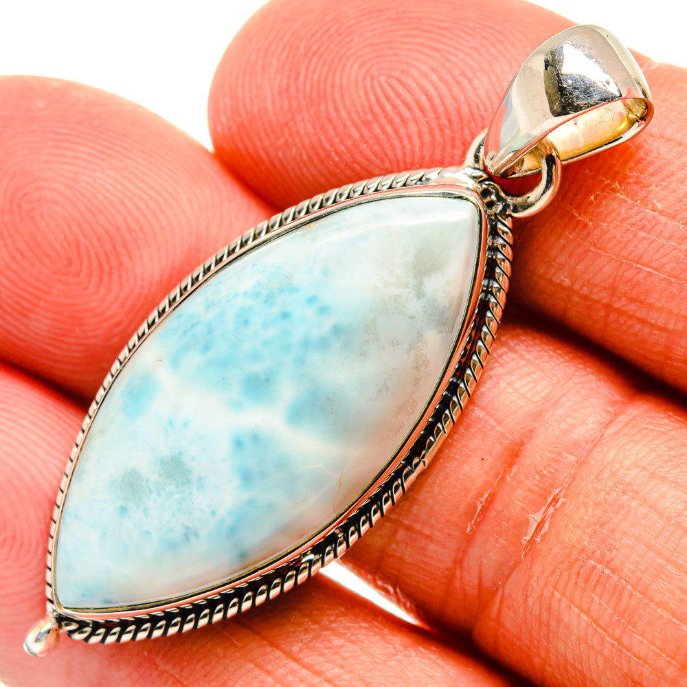 Larimar Pendants handcrafted by Anasilvercos - PD24981