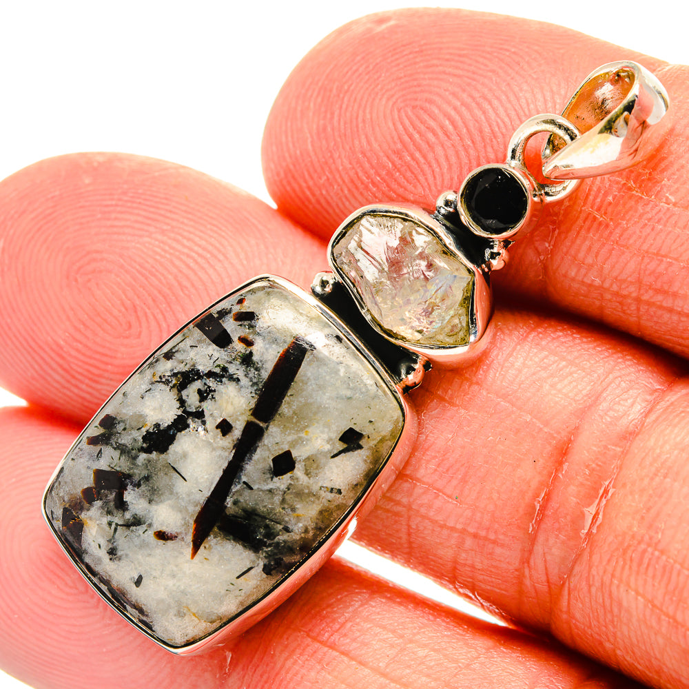 Astrophyllite Pendants handcrafted by Anasilvercos - PD24989
