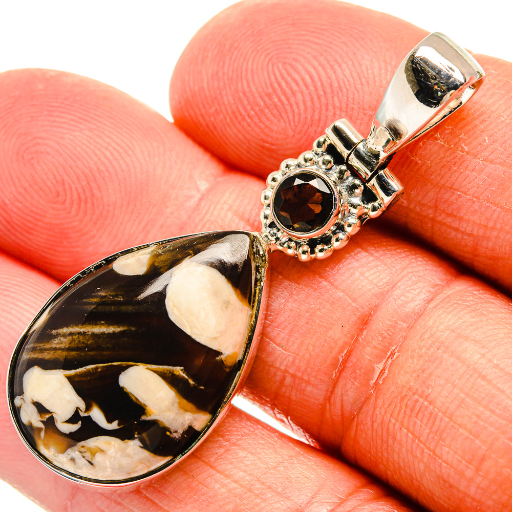 Peanut Wood Jasper Pendants handcrafted by Anasilvercos - PD24991