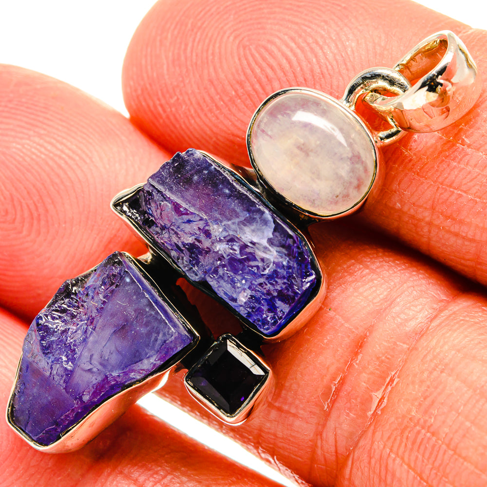 Tanzanite Pendants handcrafted by Anasilvercos - PD25018