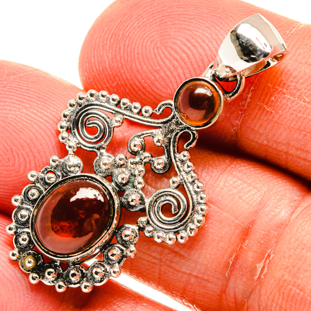 Carnelian Pendants handcrafted by Anasilvercos - PD25023
