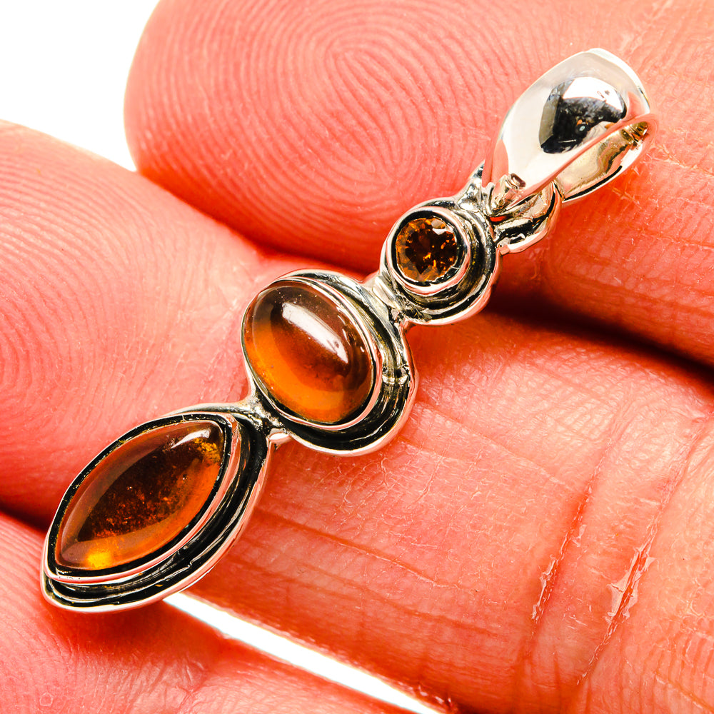 Carnelian Pendants handcrafted by Anasilvercos - PD25028