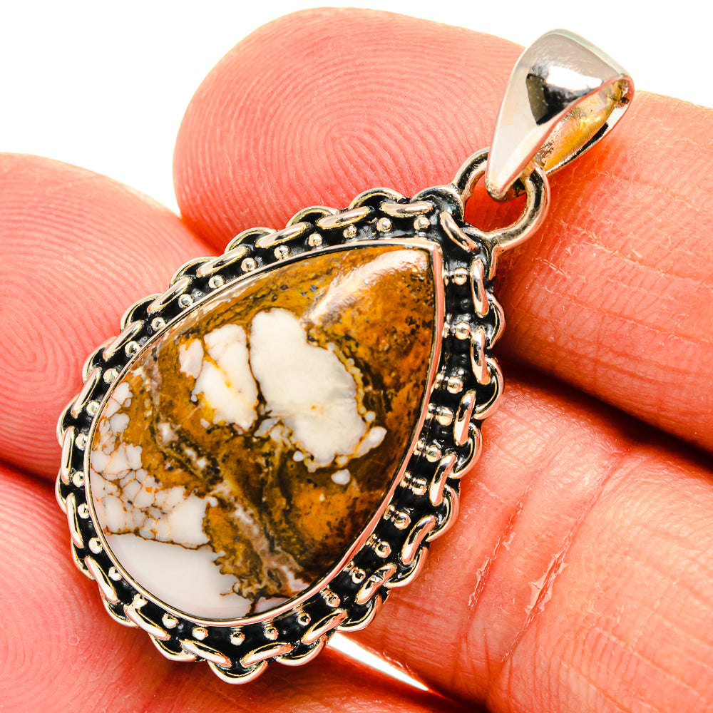 Wild Horse Jasper Pendants handcrafted by Anasilvercos - PD25041