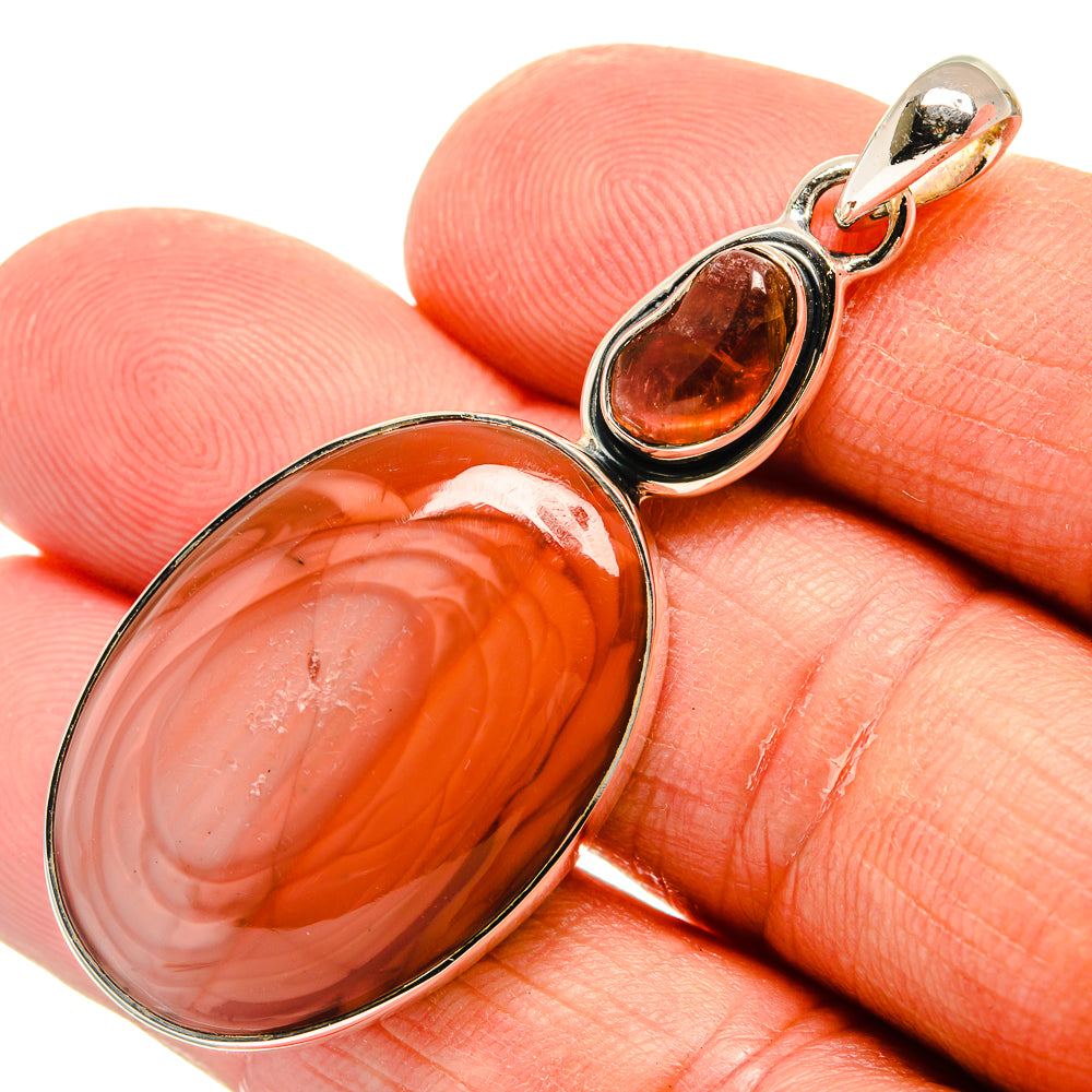 Willow Creek Jasper Pendants handcrafted by Anasilvercos - PD25047