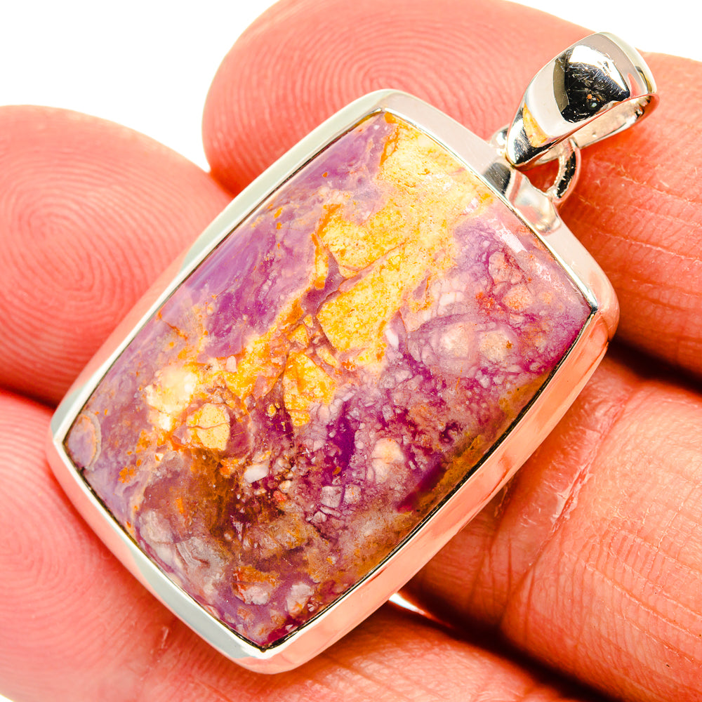Phosphosiderite Pendants handcrafted by Anasilvercos - PD25049