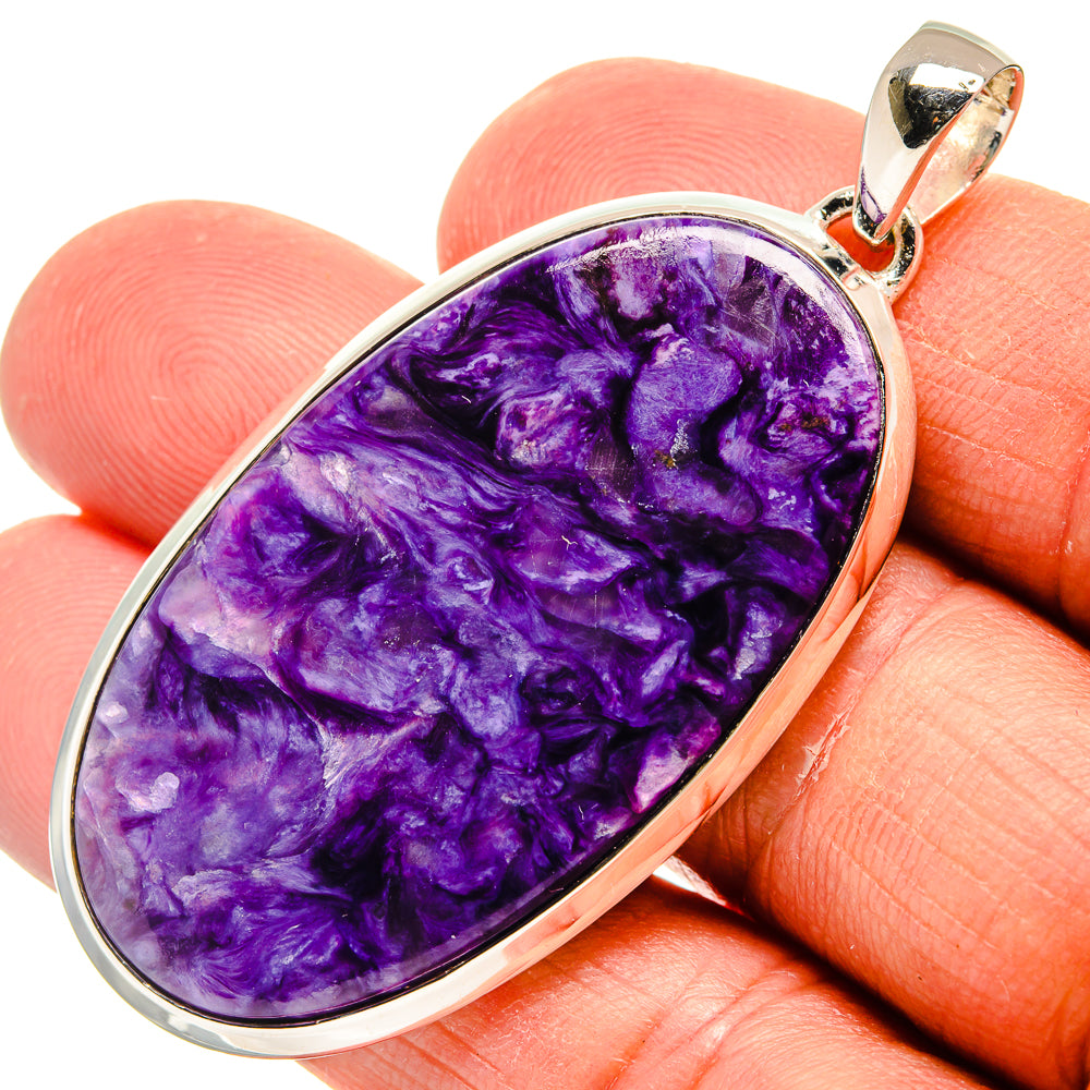 Charoite Pendants handcrafted by Anasilvercos - PD25056