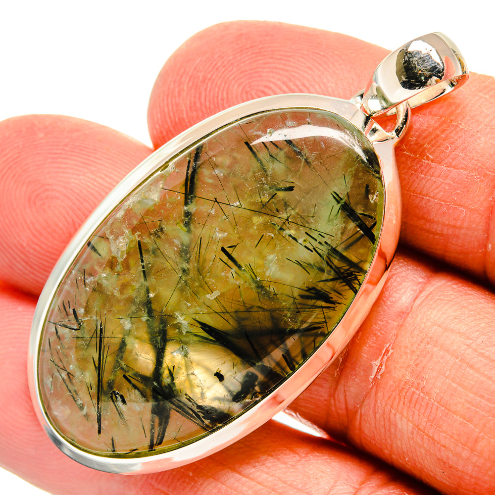 Prehnite Pendants handcrafted by Anasilvercos - PD25073