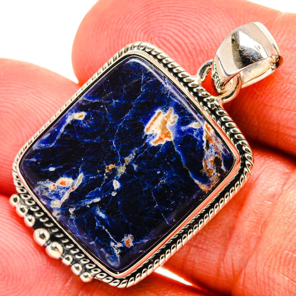 Sodalite Pendants handcrafted by Anasilvercos - PD25076