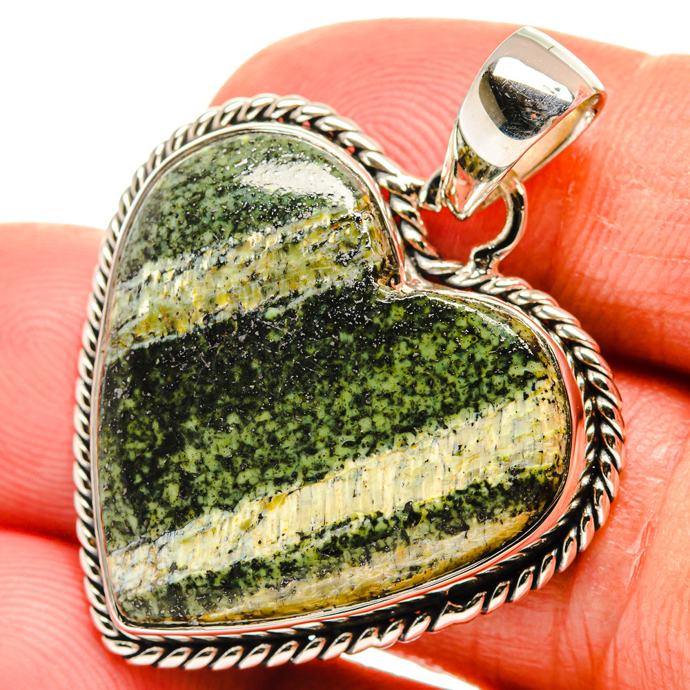Lizard Jasper Pendants handcrafted by Anasilvercos - PD25089