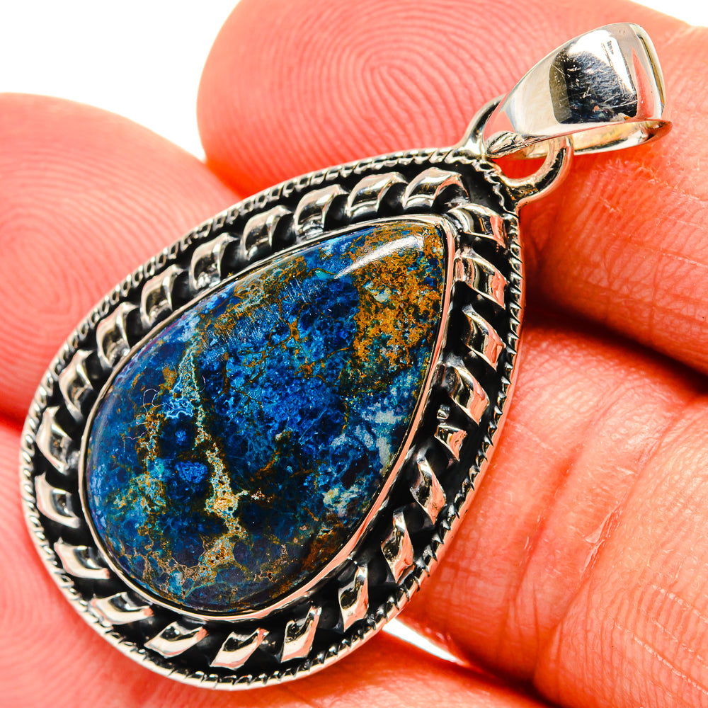 Shattuckite Pendants handcrafted by Anasilvercos - PD25090
