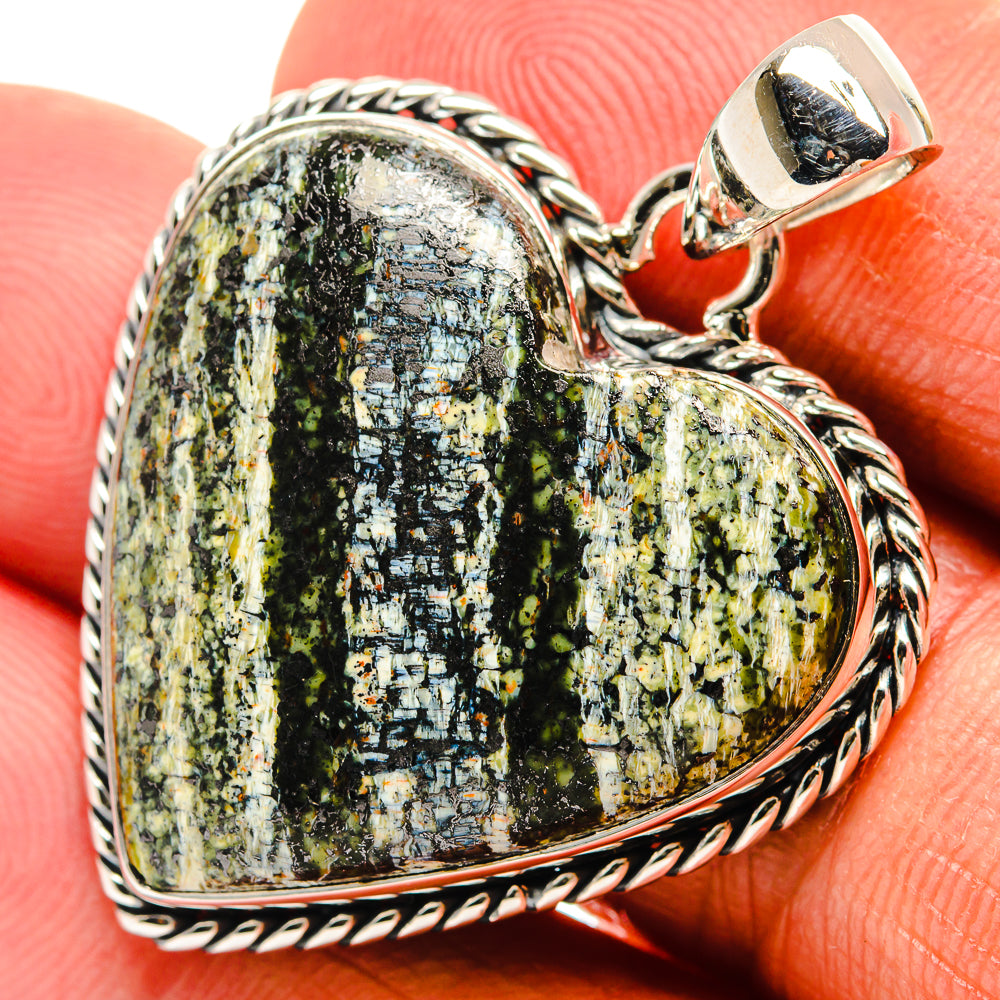 Lizard Jasper Pendants handcrafted by Anasilvercos - PD25092