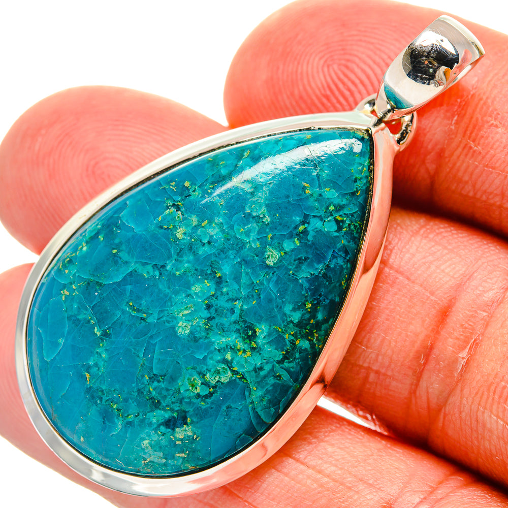 Chrysocolla Pendants handcrafted by Anasilvercos - PD25100