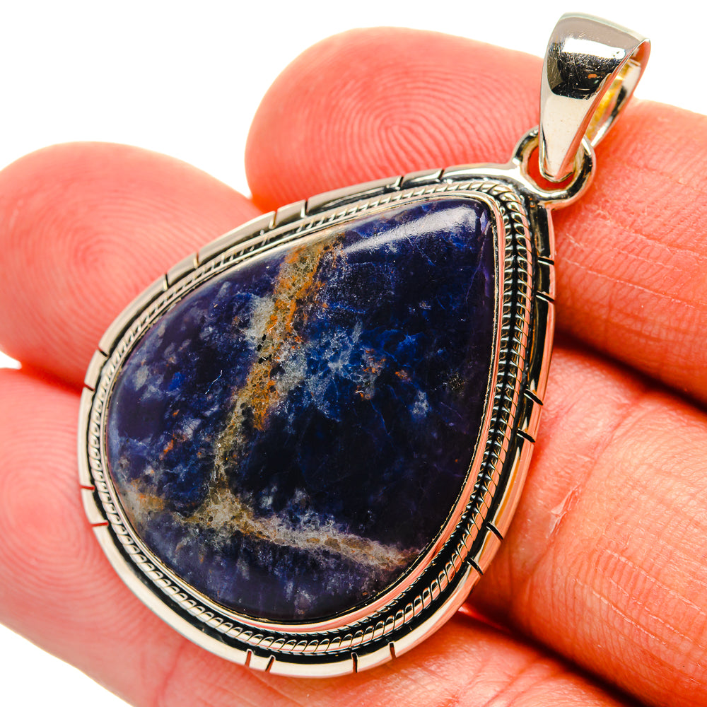 Sodalite Pendants handcrafted by Anasilvercos - PD25101