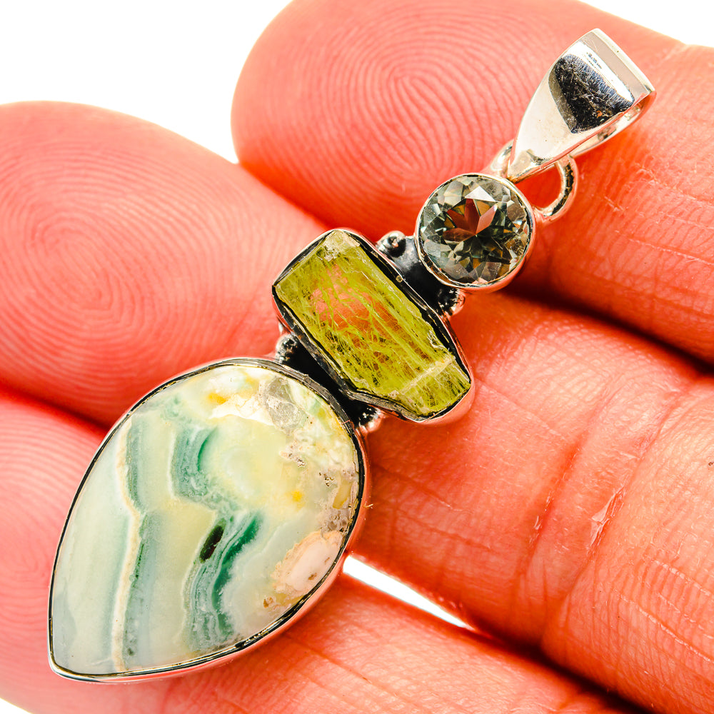 Ocean Jasper Pendants handcrafted by Anasilvercos - PD25116