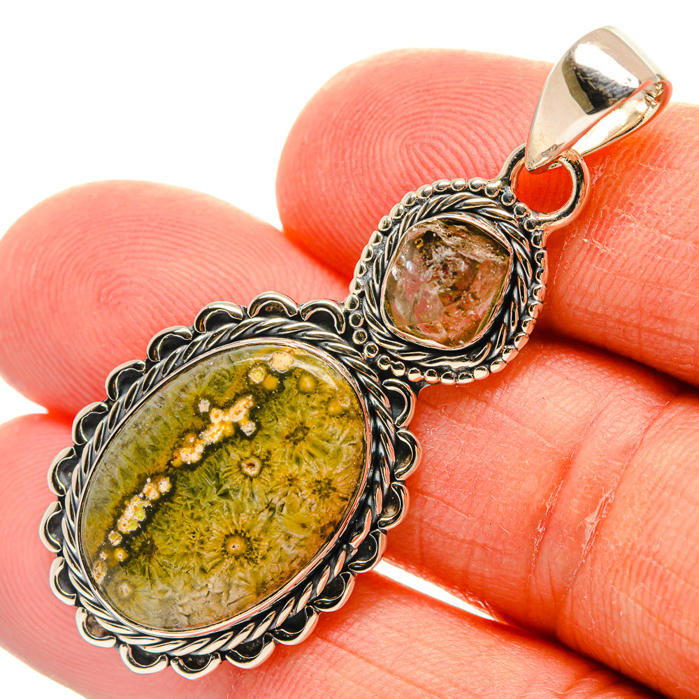 Ocean Jasper Pendants handcrafted by Anasilvercos - PD25139