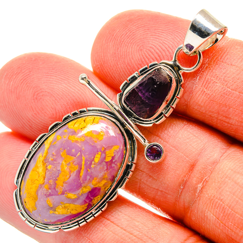 Phosphosiderite Pendants handcrafted by Anasilvercos - PD25147