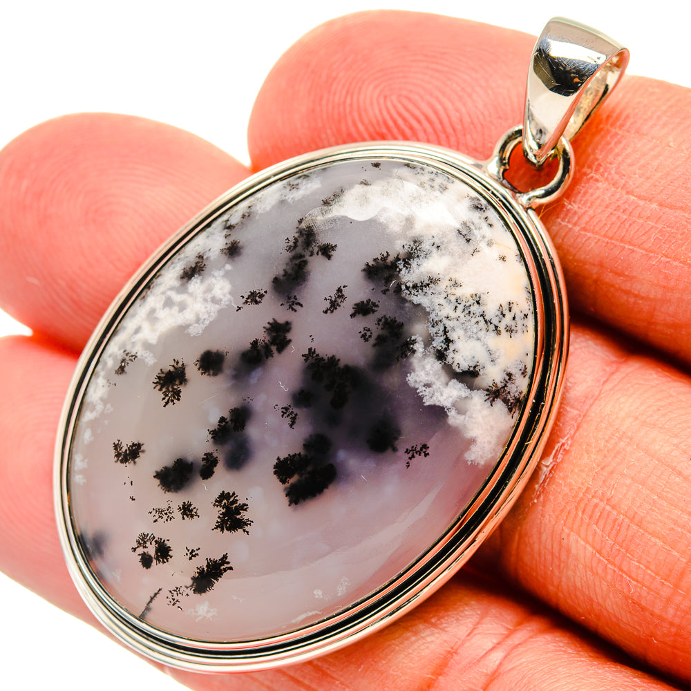 Dendritic Opal Pendants handcrafted by Anasilvercos - PD25199