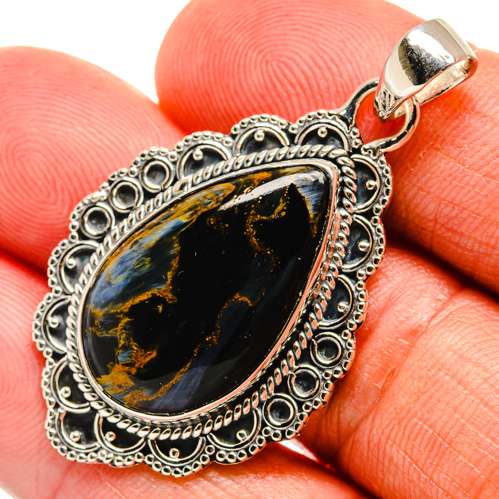 Pietersite Pendants handcrafted by Anasilvercos - PD25225