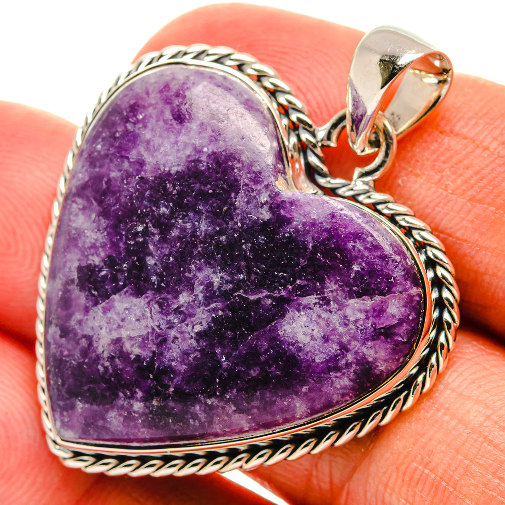 Lepidolite Pendants handcrafted by Anasilvercos - PD25232