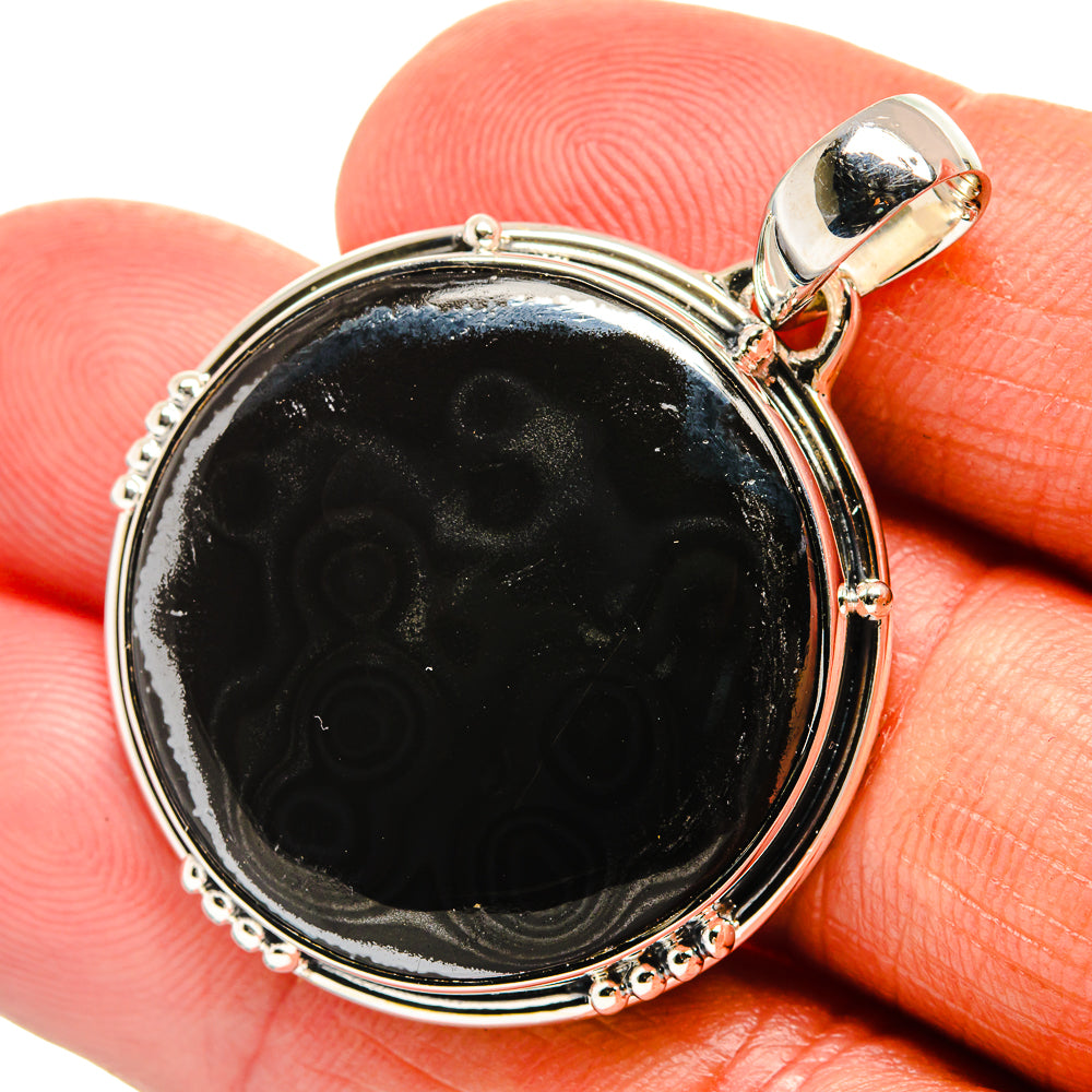 Psilomelane Pendants handcrafted by Anasilvercos - PD25233