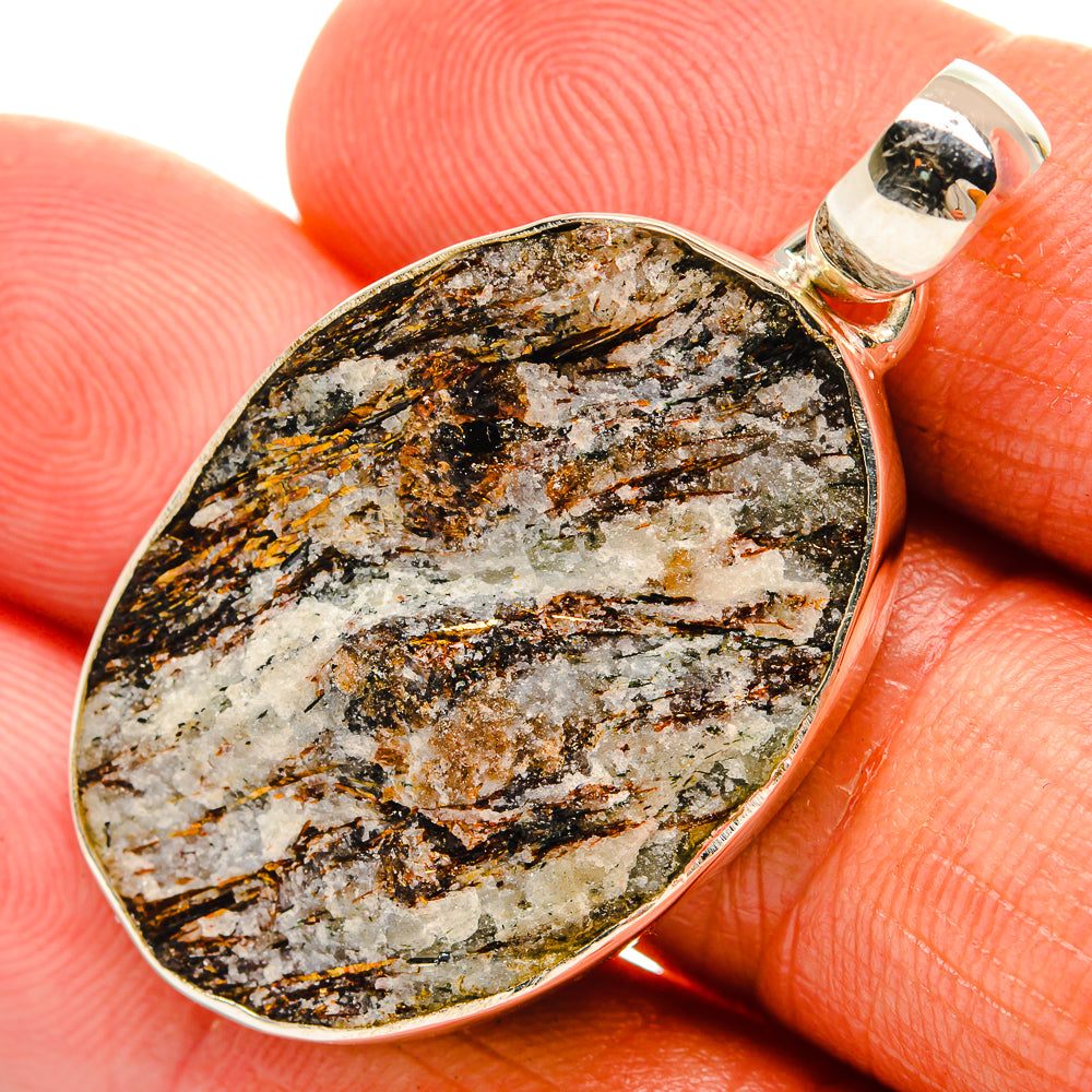Astrophyllite Pendants handcrafted by Anasilvercos - PD25234