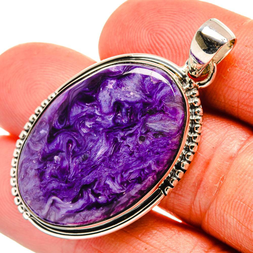 Charoite Pendants handcrafted by Anasilvercos - PD25238