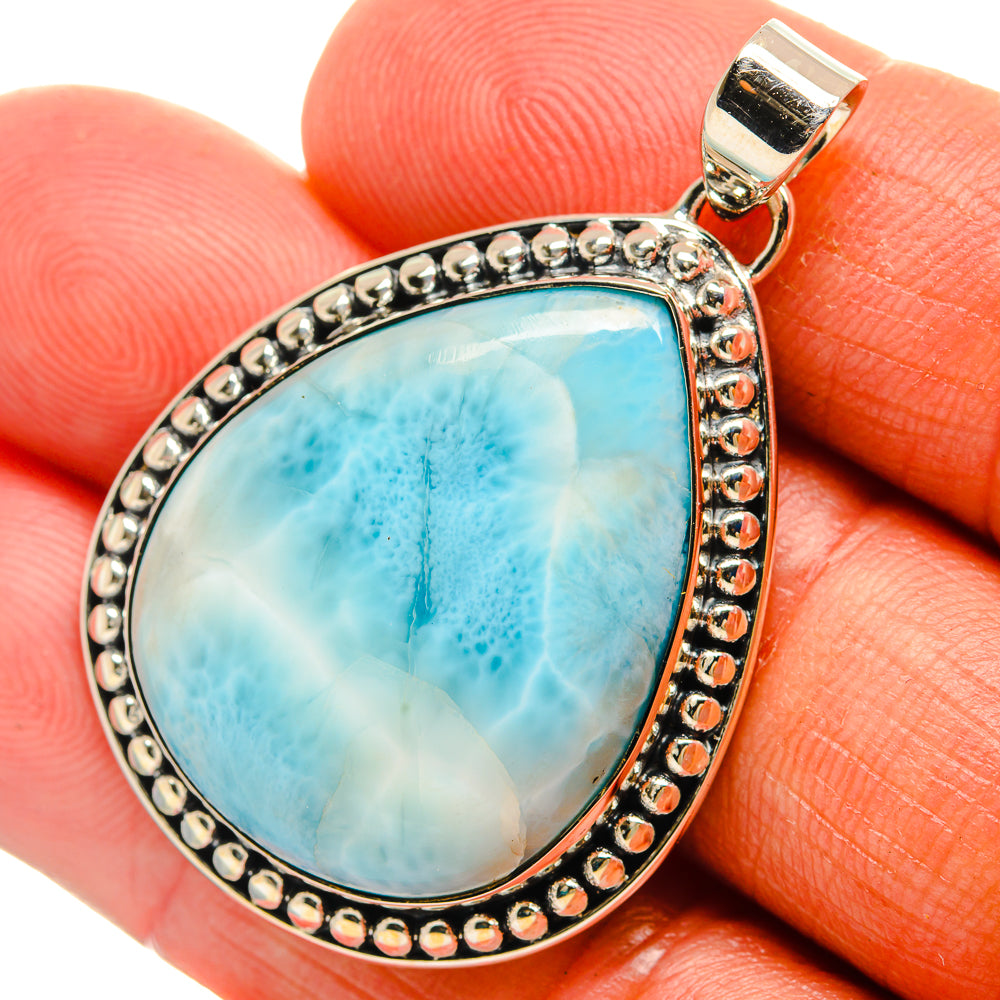 Larimar Pendants handcrafted by Anasilvercos - PD25242